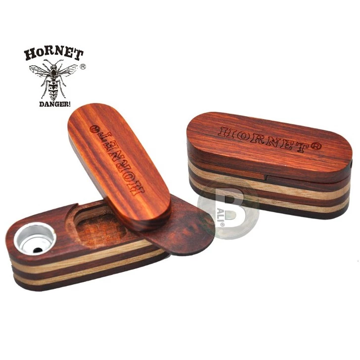 【BALI】 Hornet 摺疊 暗箱存藏 木頭菸斗 便攜口袋款 木質煙斗